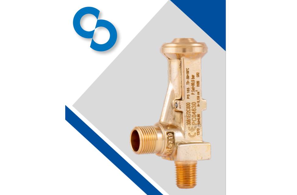 Castel developed the small and powerful safety valve for CO2 systems