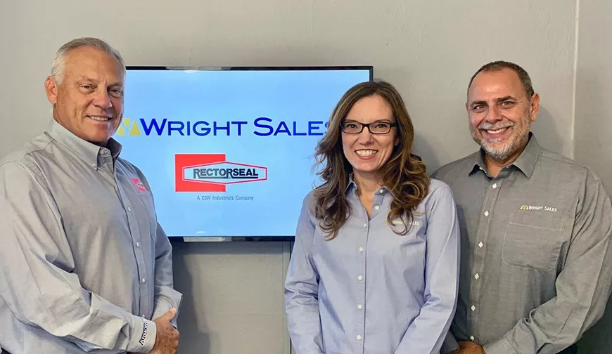 RectorSeal Names Wright Sales Co. as its California, Northern Nevada and Hawaii Manufacturer’s Representative