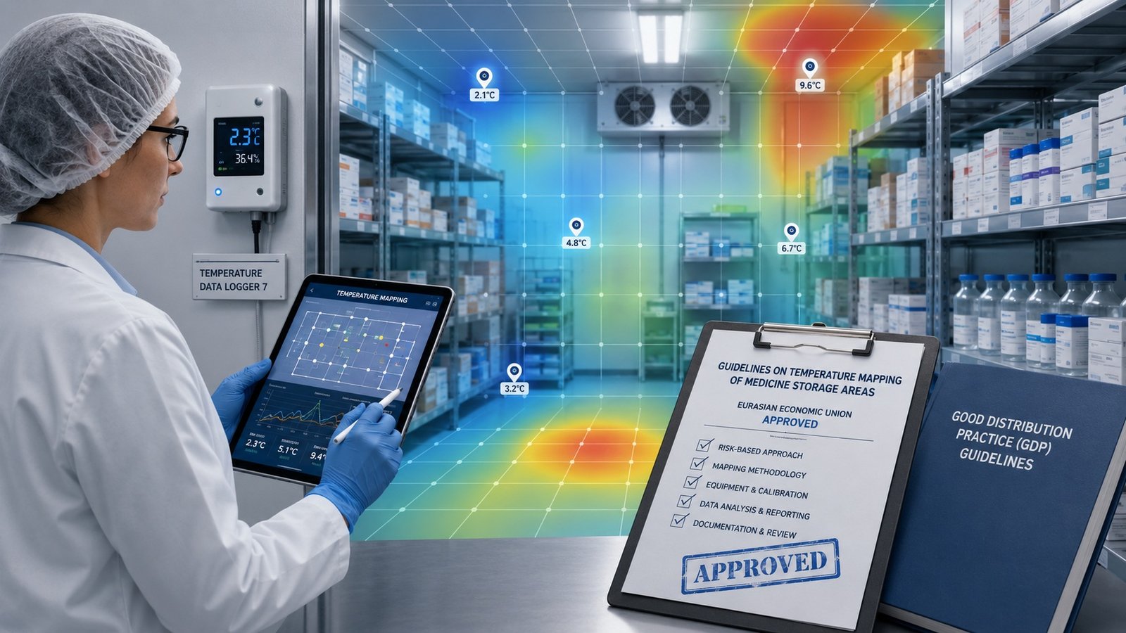 EEC Adopts Temperature Mapping Guidelines for EAEU Medicine Storage