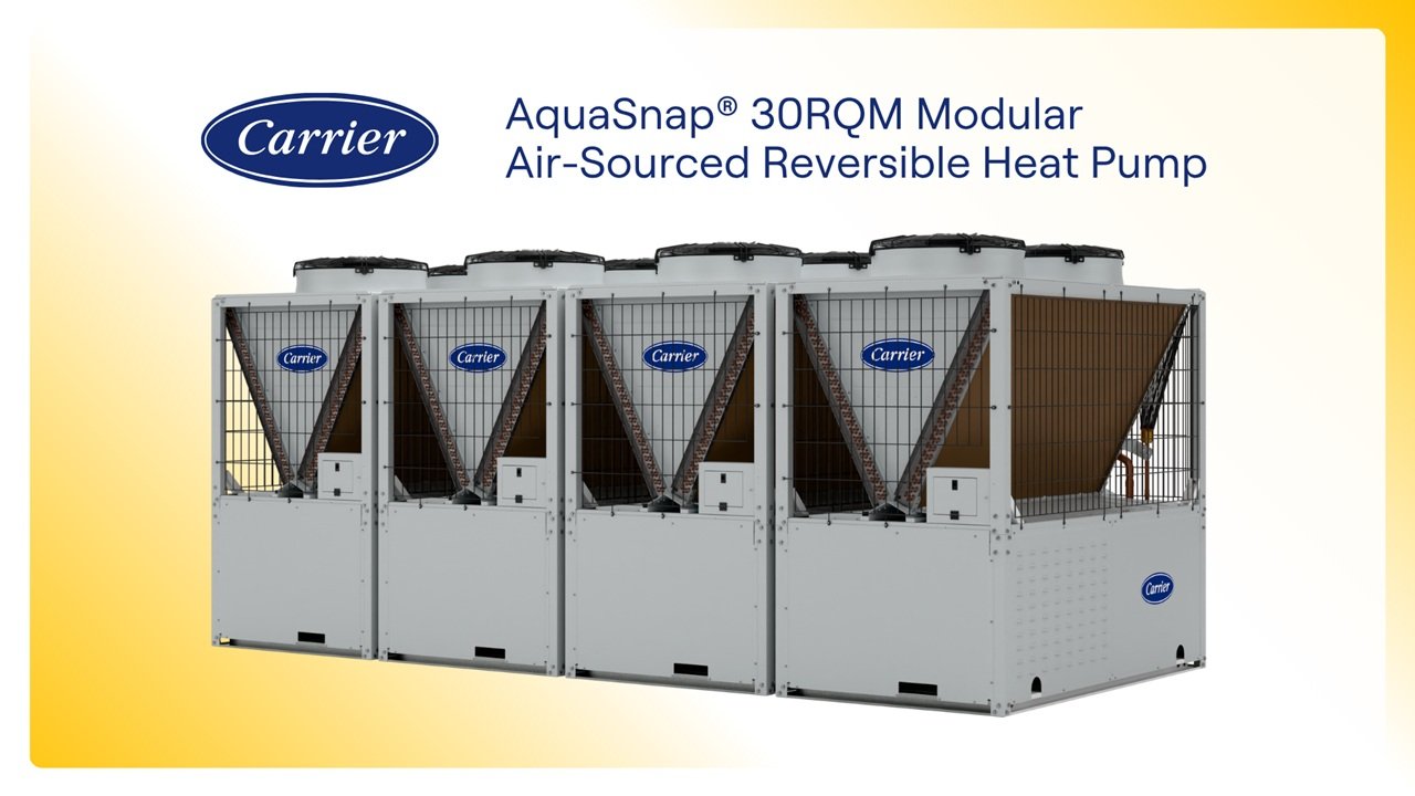 Carrier launches modular reversible heat pump with R-454B refrigerant in the US