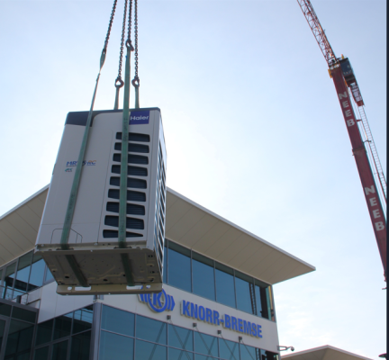 Knorr Bremse Rail Systems in Hungary installs Haier MRV 5 3-pipe VRF