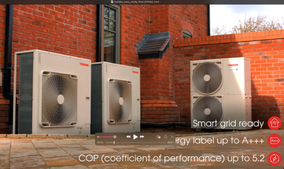 Toshiba Heating and Cooling Systems Used With Solar PV Help Future-Proof Cheshire Home