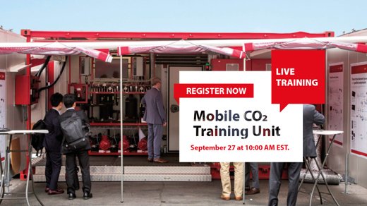 Danfoss hosts livestream training from one-of-a-kind Mobile CO₂ Training Unit