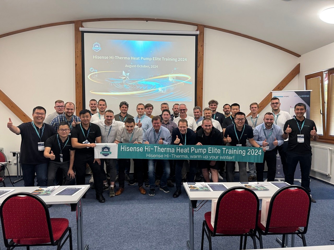 The Second Hisense Heat Pump Elite Training Concluded Successfully in Eastern Europe