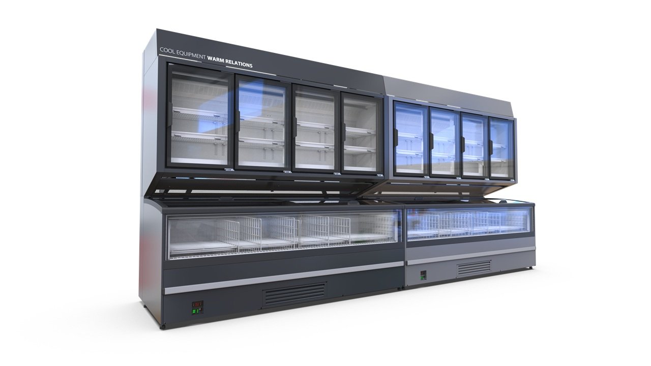 JBG-2 highlights Denali SNDE-05 and Imja WNIJ-07 display cabinet combination