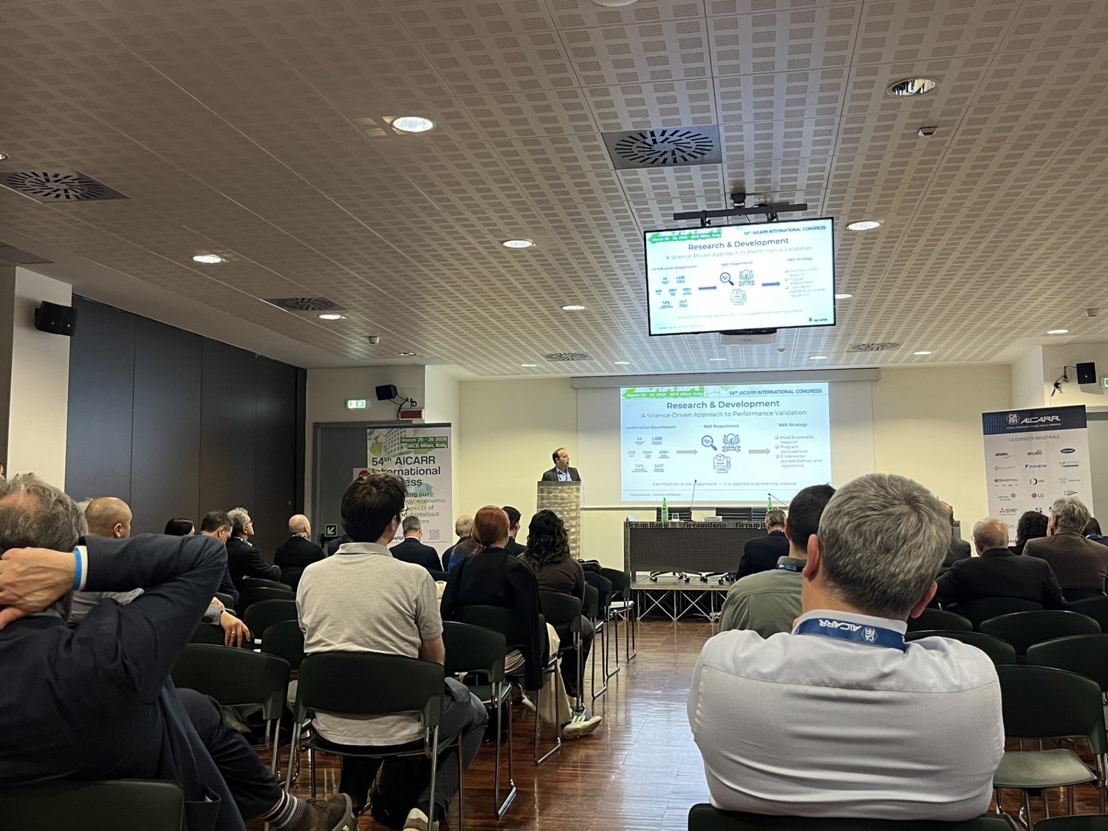 La certificación Eurovent destaca los datos de refrigeración en eventos HVACR en Italia
