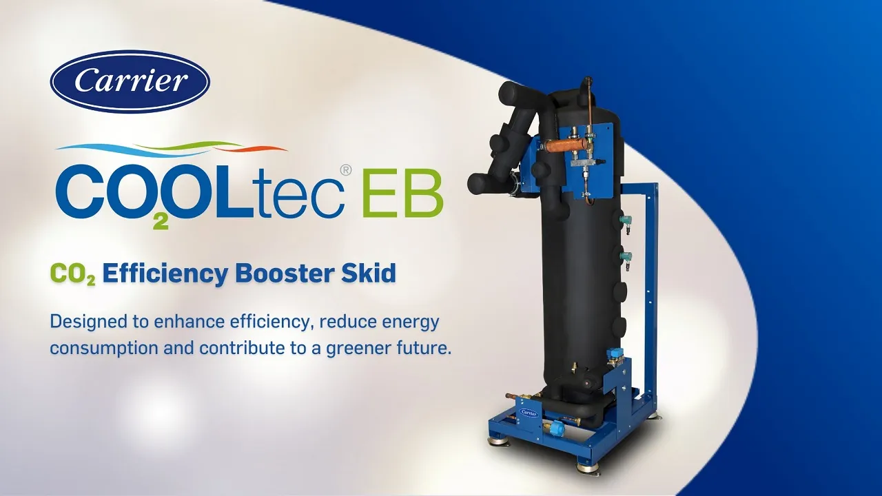 Carrier Presented New CO2 Efficiency Booster Skid