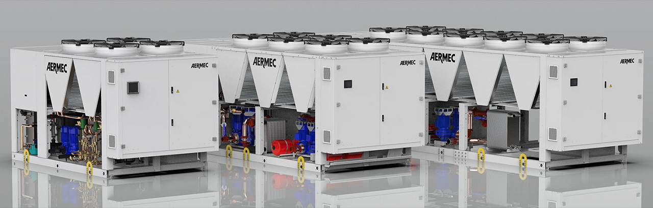 Aermec's new multi-purpose plug-and-play unit with various temperature levels