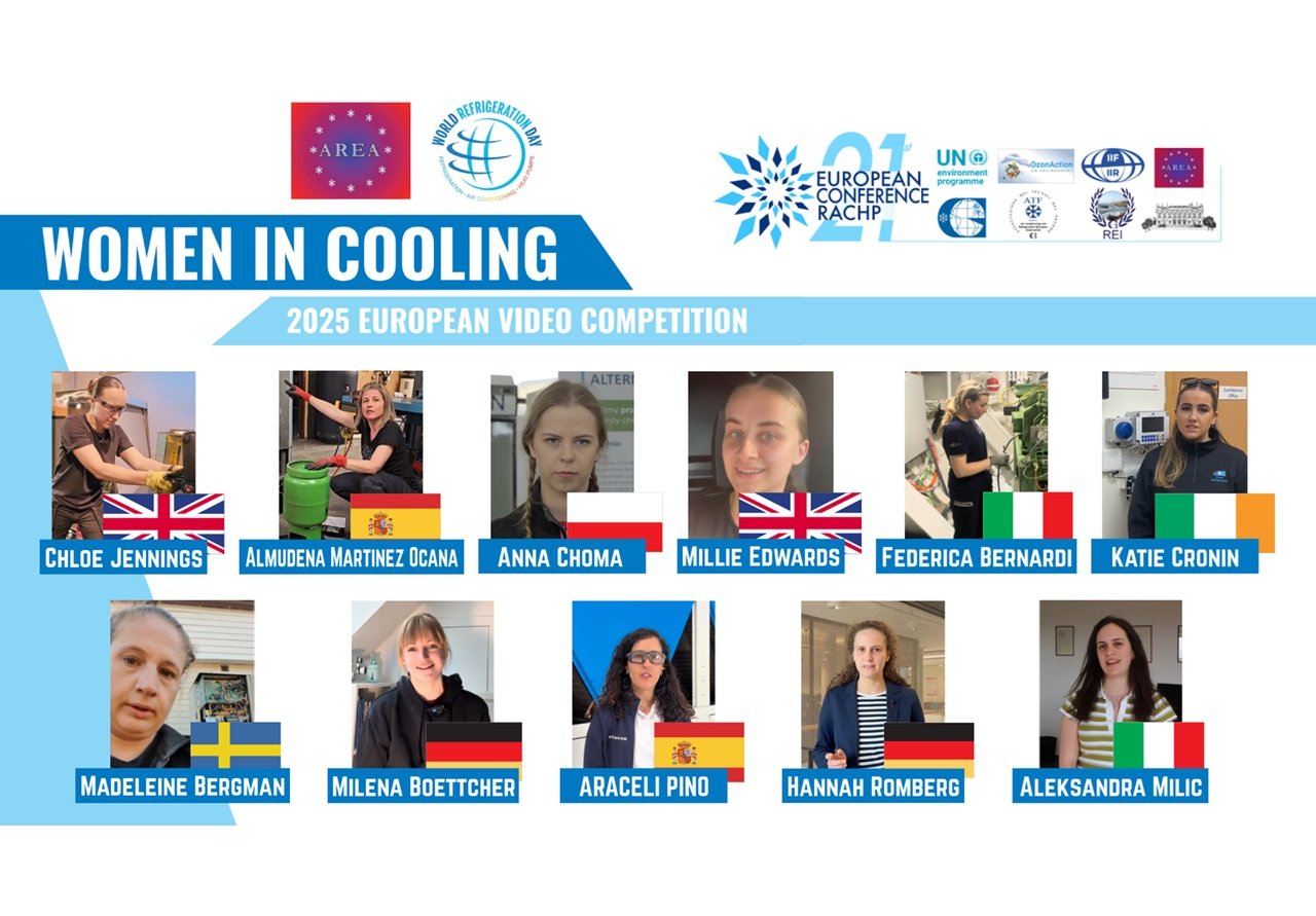 AREA and WRD announce finalists for 2025 Women in Cooling Video Competition
