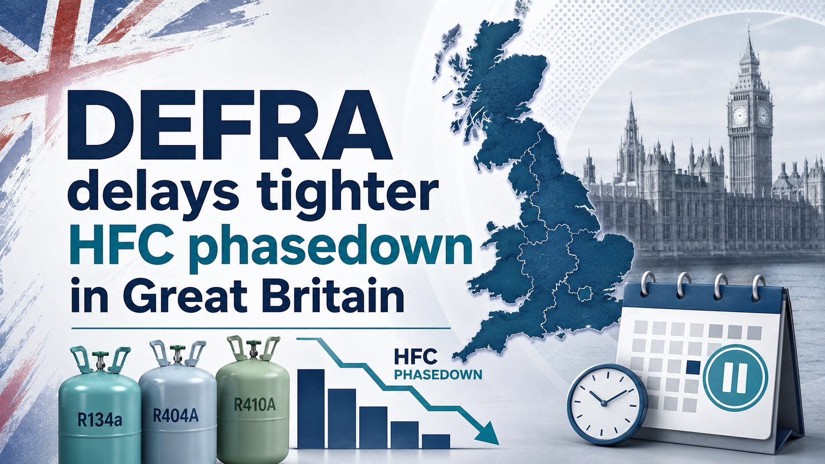 DEFRA rinvia la riduzione graduale più rigorosa degli HFC in Gran Bretagna