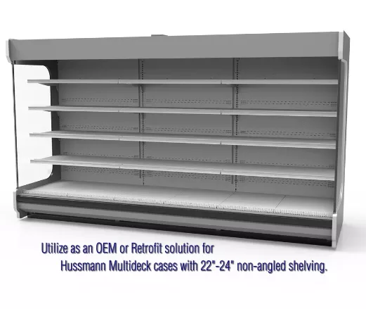 Hussmann Energy Savings for Open Multi-Deck Cases