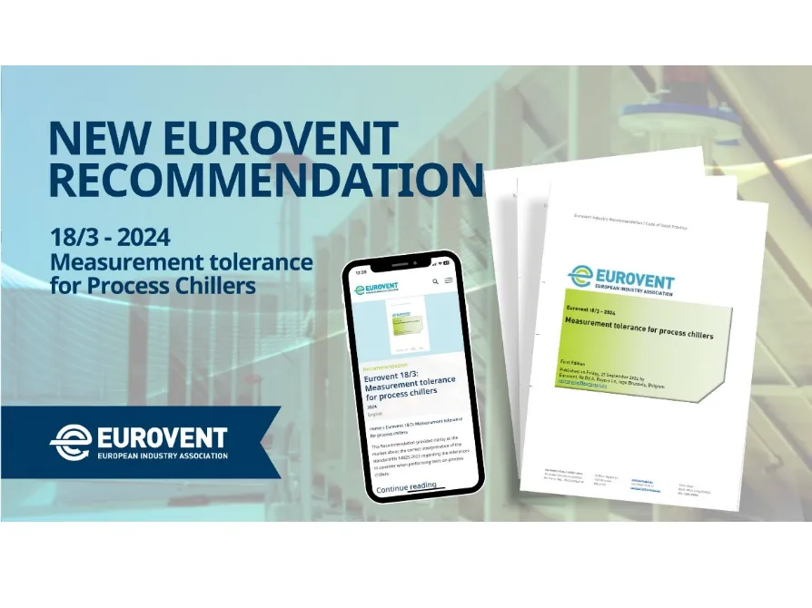 Eurovent Publishes New Recommendation for Process Chillers