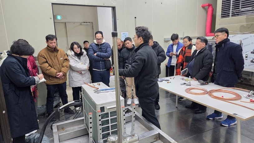 Philippines ACT MEPS tours South Korea KHVAC on ISO 5151 AC testing