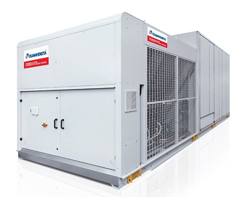 New range Climaveneta of compact rooftops WSM2