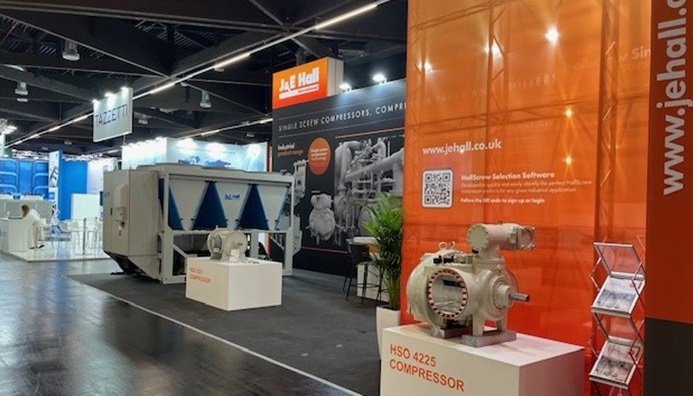 J & E Hall Showcased New Ammonia Chillers at Chillventa