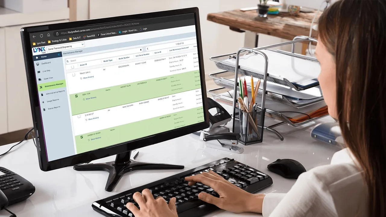 Carrier Transicold Enhances Lynx Fleet with New Maintenance Dashboard