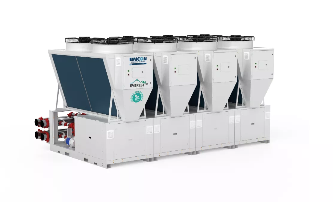 Emicon launches Everest290 range of modular propane chillers and heat pumps