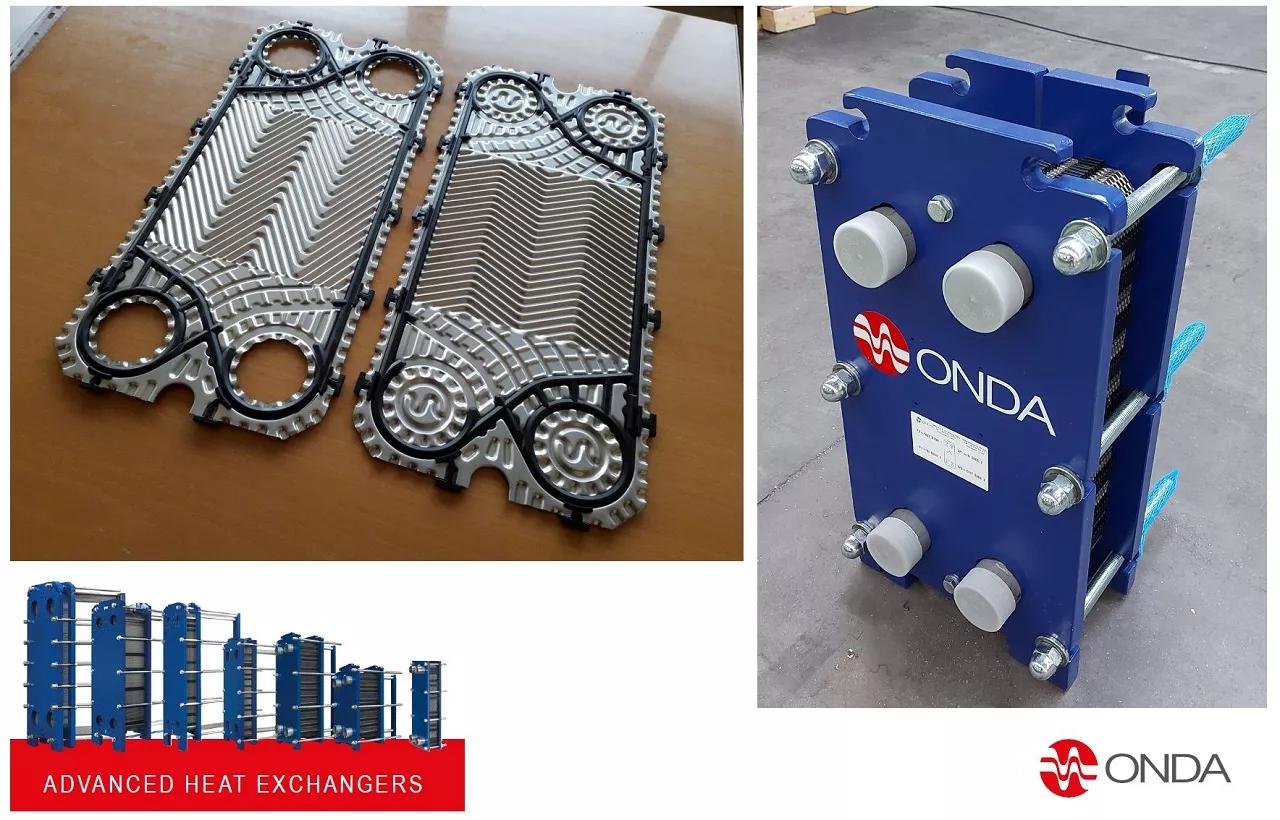 Onda present the new model of gasketed plate heat exchanger