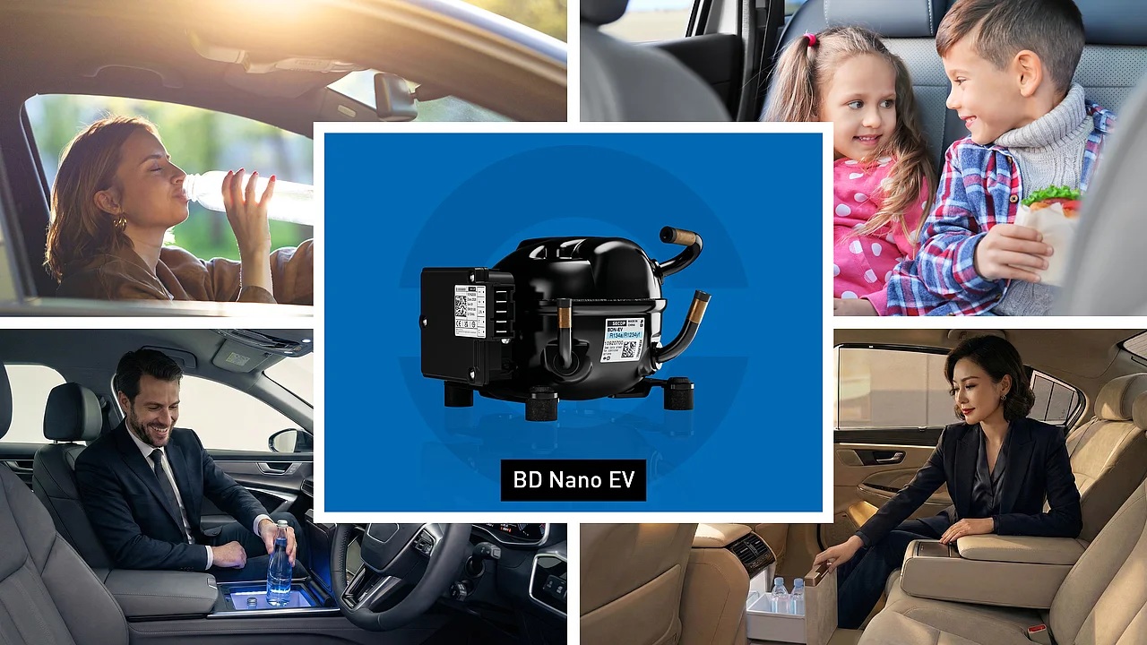Secop offers BD Nano EV compressor for electric vehicle refrigerators