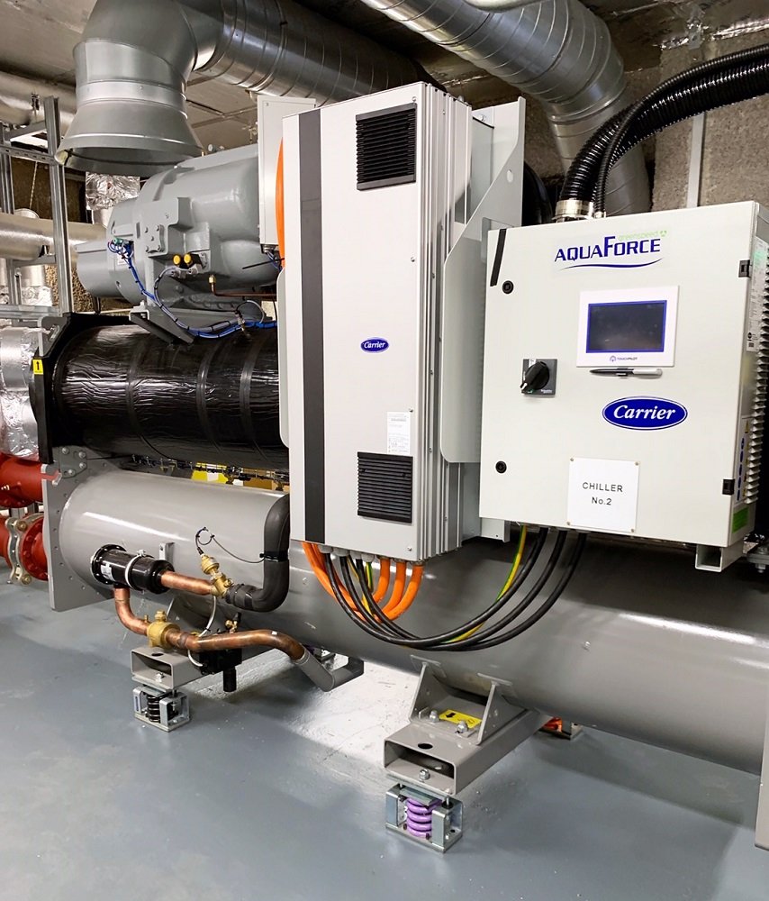 Wiltshire County Council Chooses High Efficiency Carrier Chillers in Air Conditioning Upgrade
