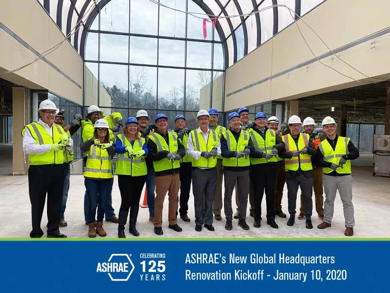 ASHRAE Breaks Ground on Global Headquarters Renovation Project