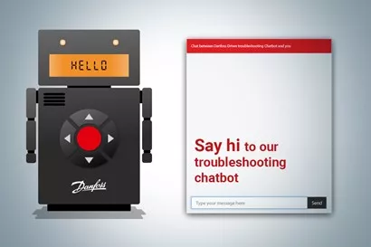 The Danfoss Drives troubleshooting chatbot