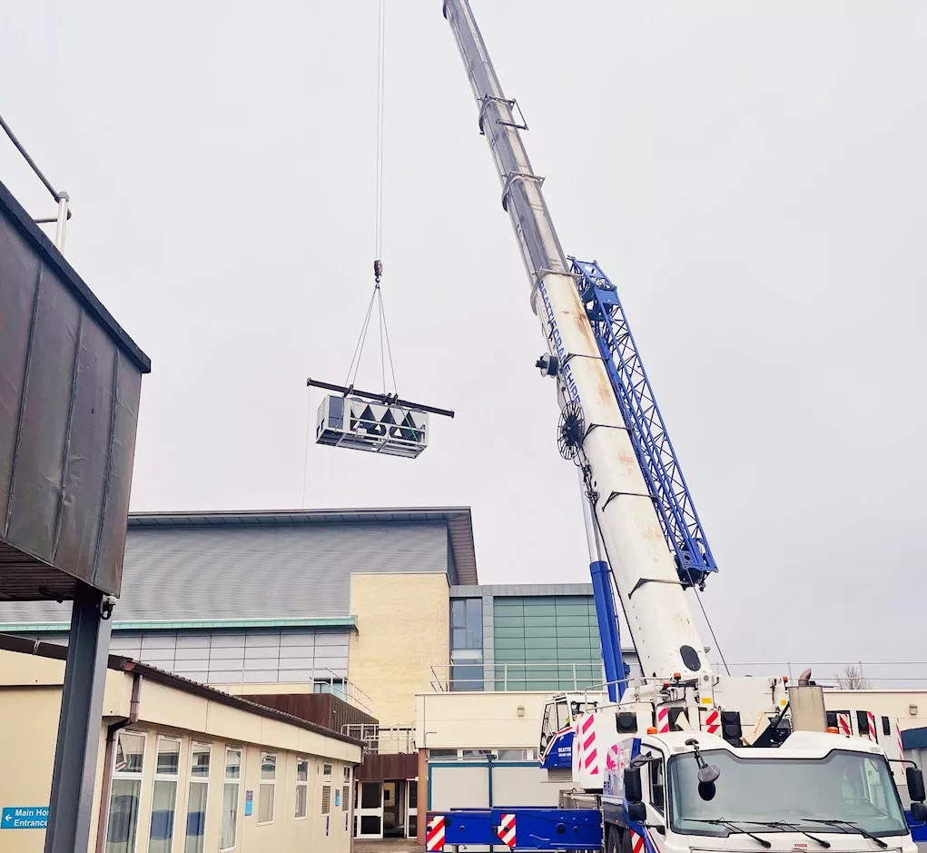 CIAT Ultra-low Noise R-32 Chiller Installed at Craigavon Area Hospital