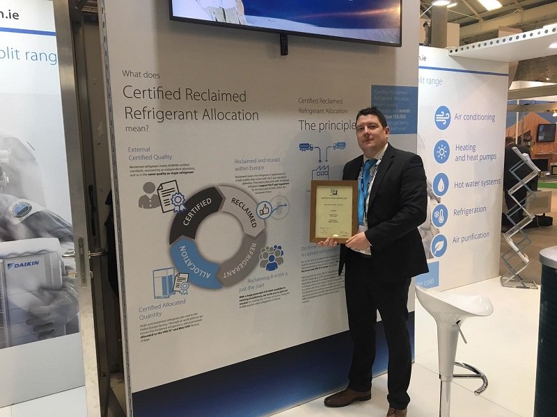Daikin’s VRV with Certified Reclaimed Refrigerant Allocation VRV acclaimed ‘best renewable product’