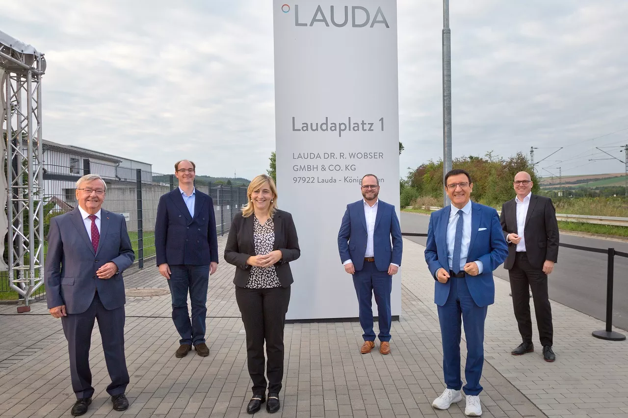 LAUDA DR. R. WOBSER GMBH & CO. KG celebrated the inauguration of the new Laudaplatz