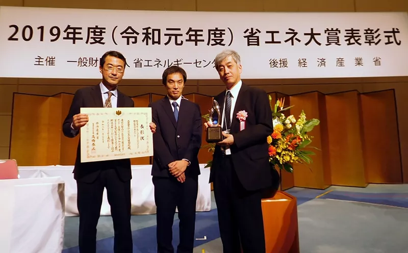 Hybrid transport refrigeration units Mitsubishi have received the Energy Conservation Award