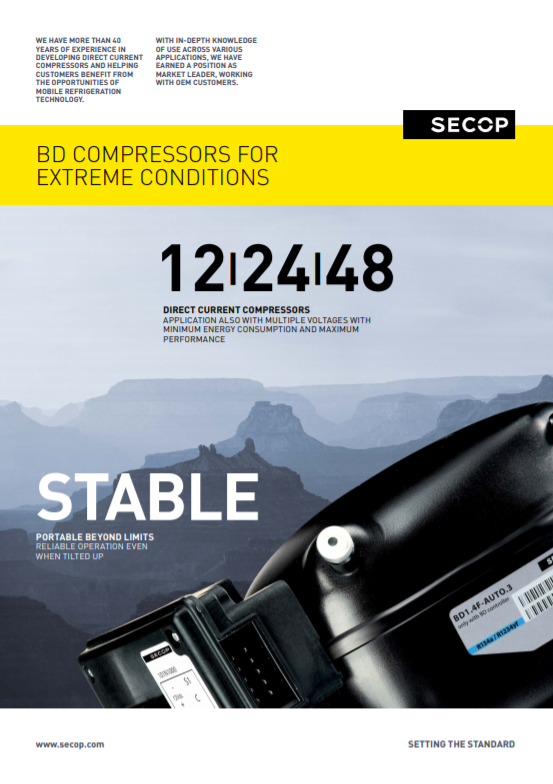 New DC Voltage Compressors Catalog and Quick Reference Brochure Available for Download