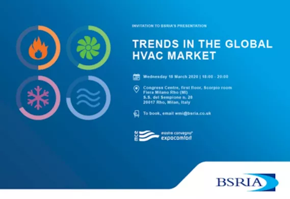 BSRIA: webinar on global HVAC & Smart technology trends, results