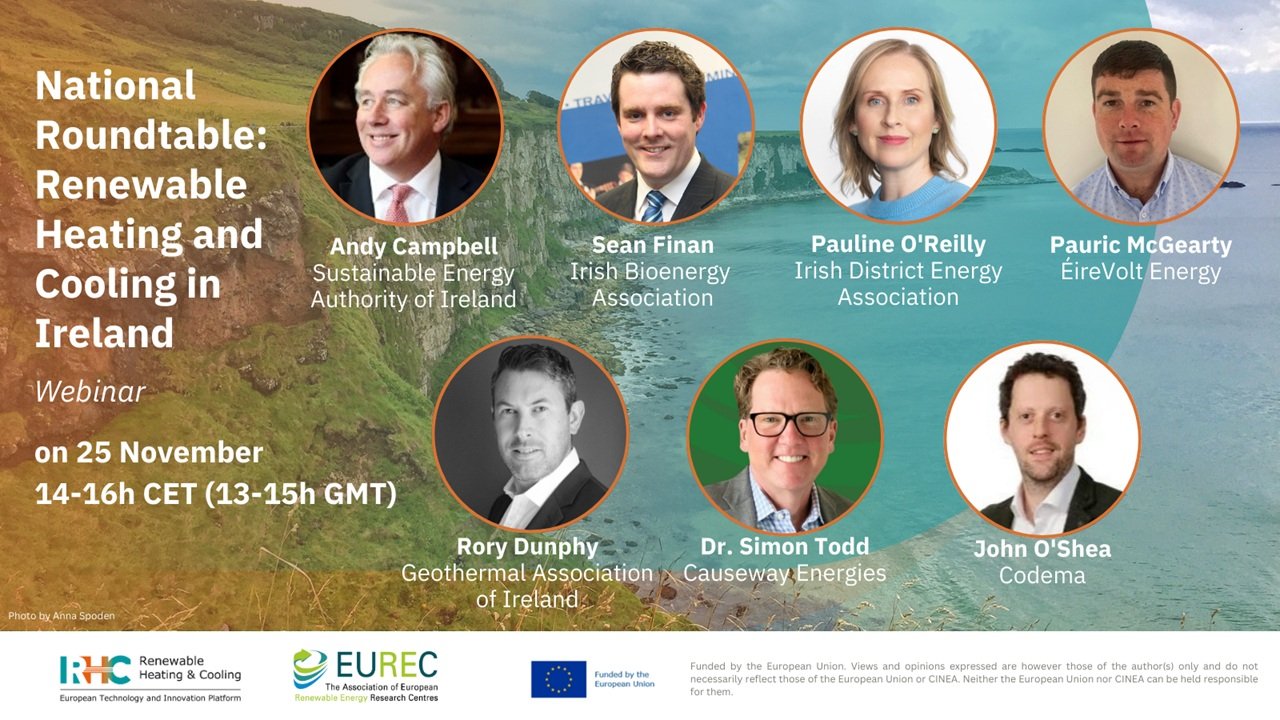 RHC-ETIP hosts national roundtable on renewable heating and cooling in Ireland