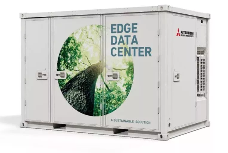 MHI Introduces New Container-Type Data Center with Immersion/Air-Cooled Hybrid Cooling System