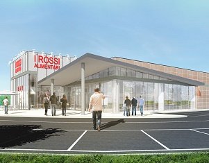 I ROSSI supermarket in Cigole has chosen refrigeration equipment by FREOR