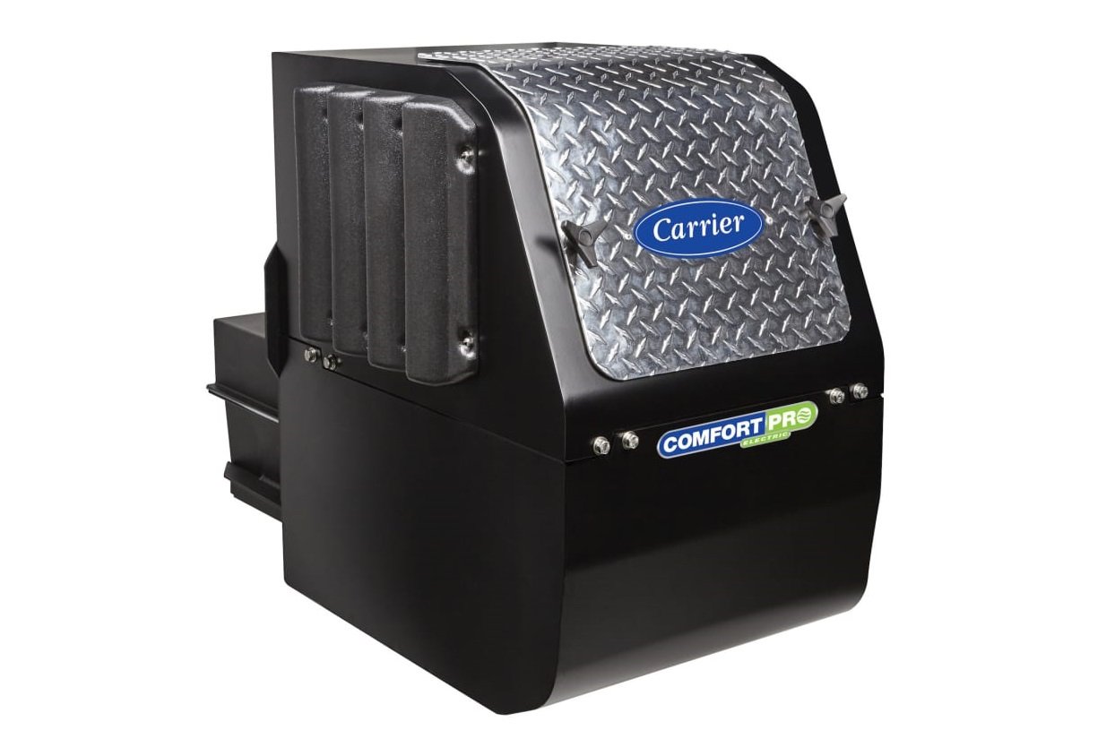 Carrier Transicold has raised new lithium-ion ComfortPro electric model