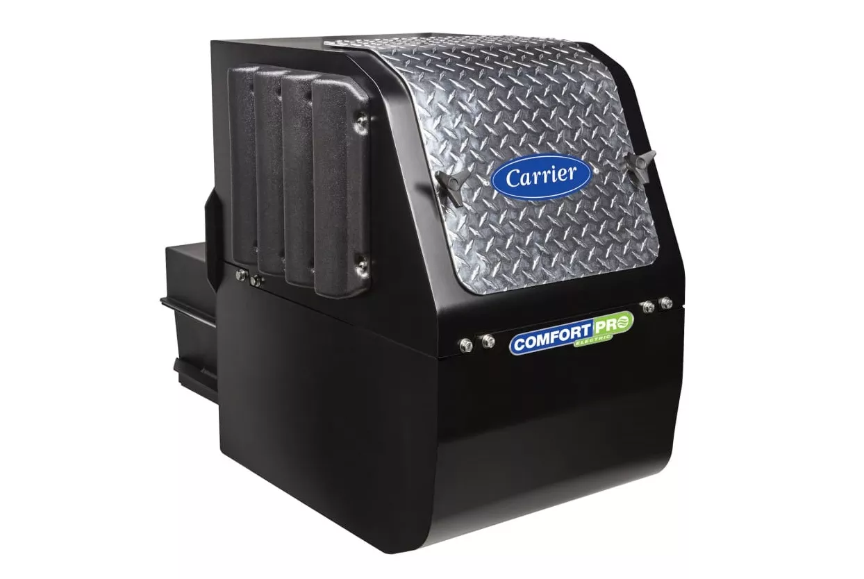 Carrier Transicold has raised new lithium-ion ComfortPro electric model