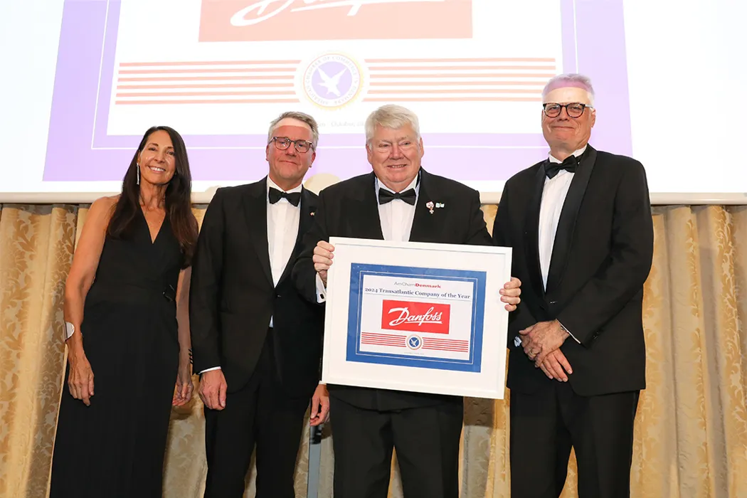 Danfoss Wins AmCham’s 2024 Transatlantic Company of the Year Award