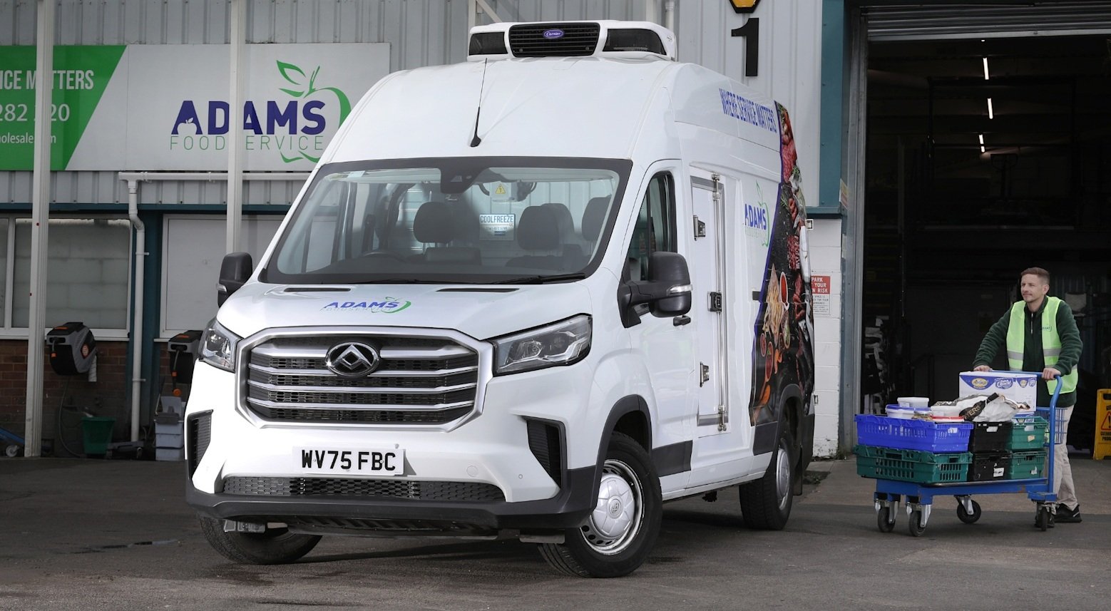 Adams Foodservice Adds Carrier Transicold Units in England
