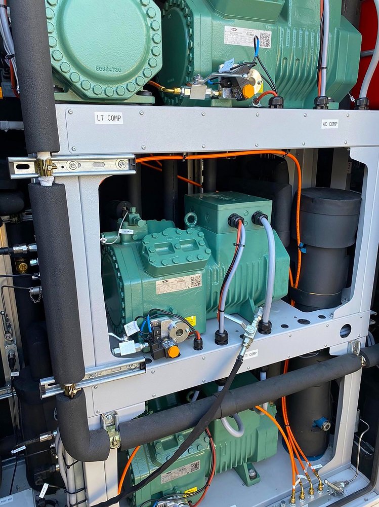 Ultra Refrigeration has developed a high efficiency CO2 refrigeration pack
