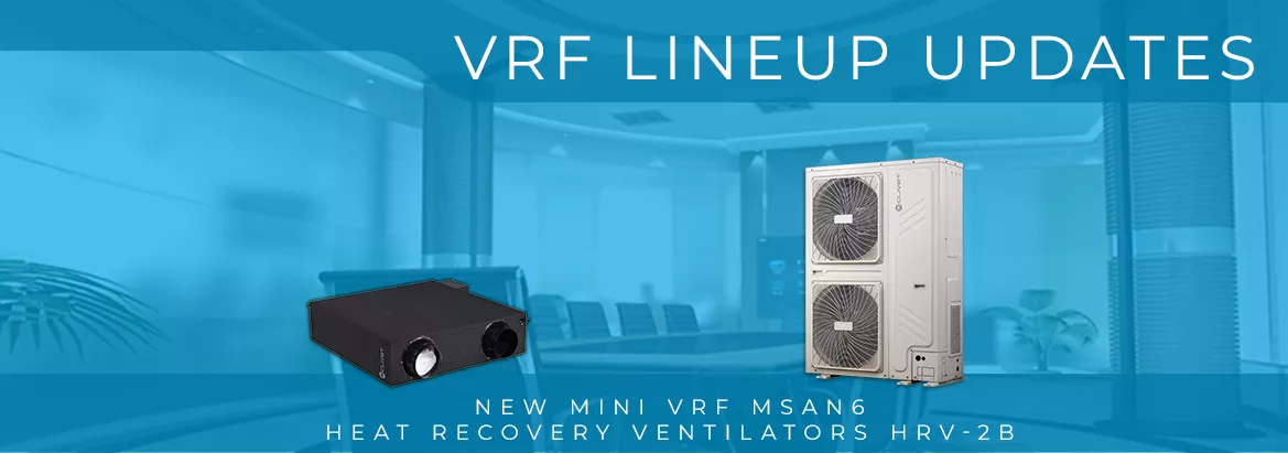 Clivet presents outdoor units Mini VRF MSAN6