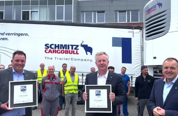 Double victory for Schmitz Cargobull in the Image Awards ‘Best Brand’ category