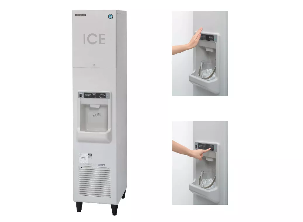 In Hoshizaki ice dispenser was added human sensor specification