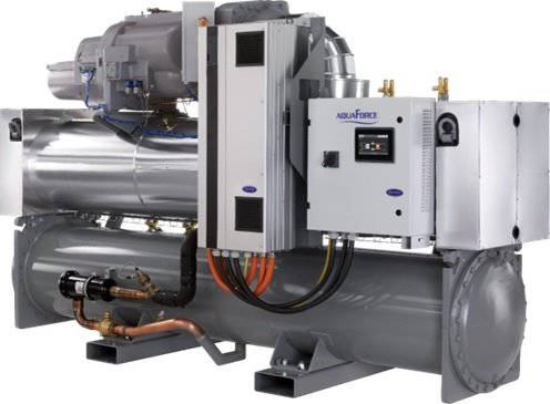 Carrier amplía la gama de enfriadoras y bombas de calor AquaForce 30XW(H)VZE hasta 1600 kW