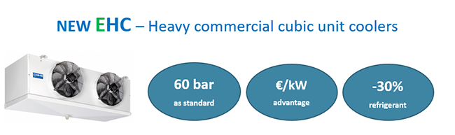 New Range Of Cubic Unit Coolers For CO2 Applications from LU-VE