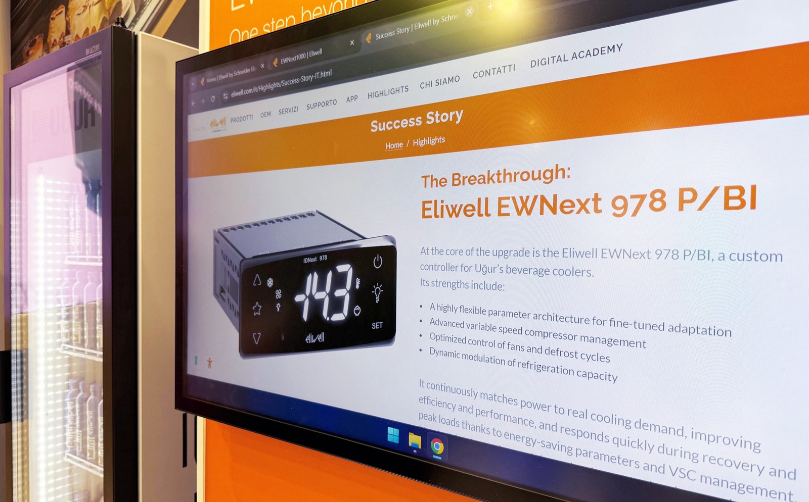 Uğur Beverage Coolers: Powered by Eliwell by Schneider Electric Technology, Ready for Class A Efficiency