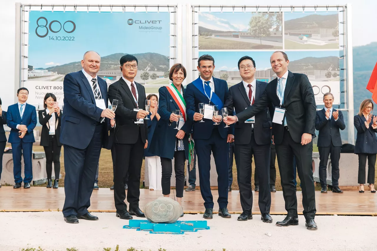 Midea starts building a new European production base for air-to-water heat pumps in Italy