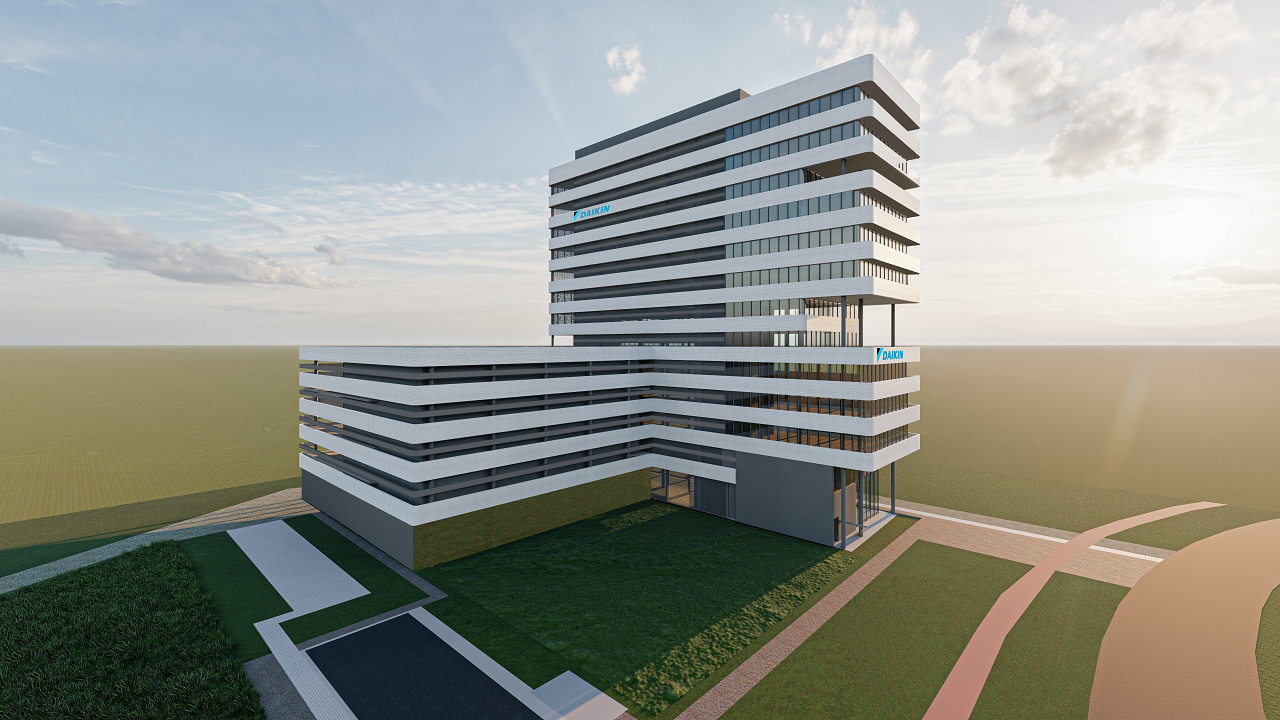 Daikin is planning a cutting-edge development complex in Ghent