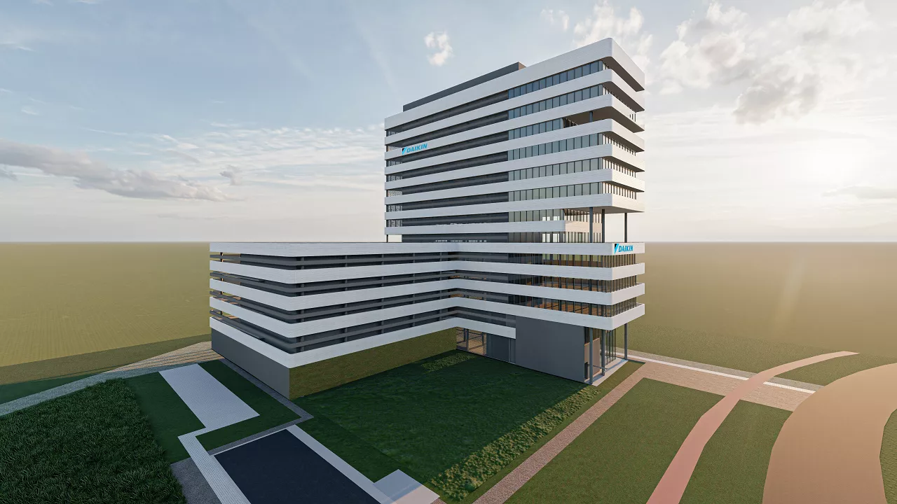 Daikin is planning a cutting-edge development complex in Ghent