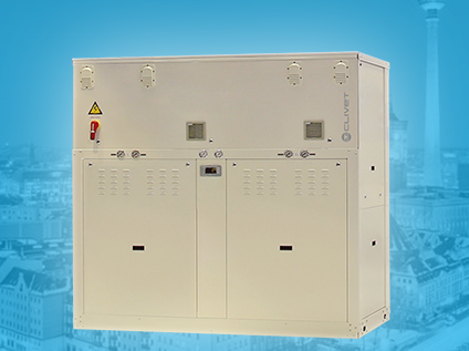 Clivet presented new condenserless series of liquid chillers for indoor installation